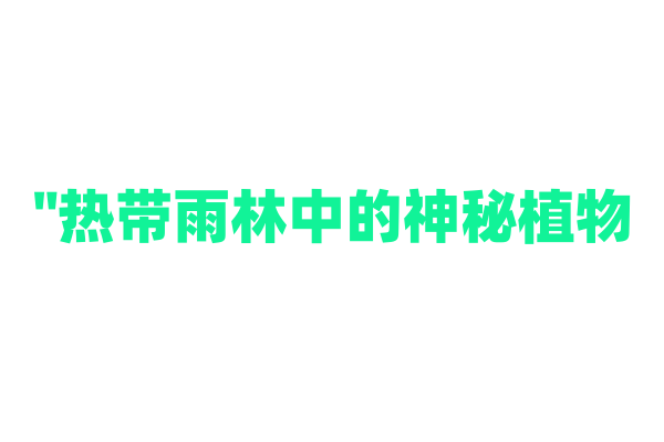 "热带雨林中的神秘植物——凤梨科的奥秘"
